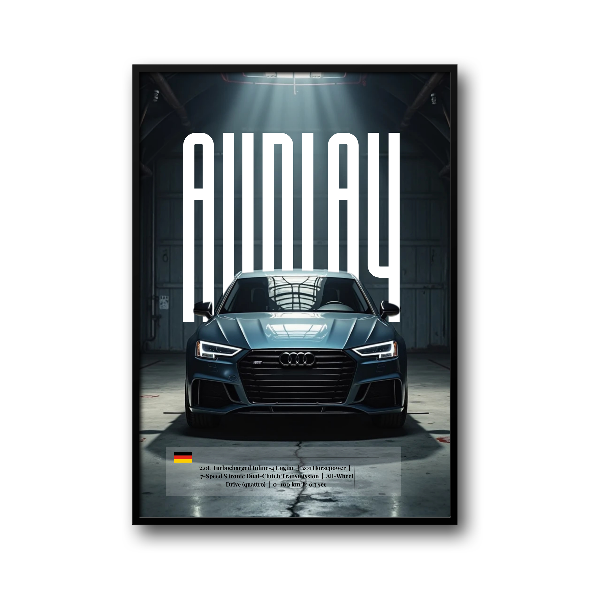 Plakat supercar samochód sportowy – dekoracja ścienna