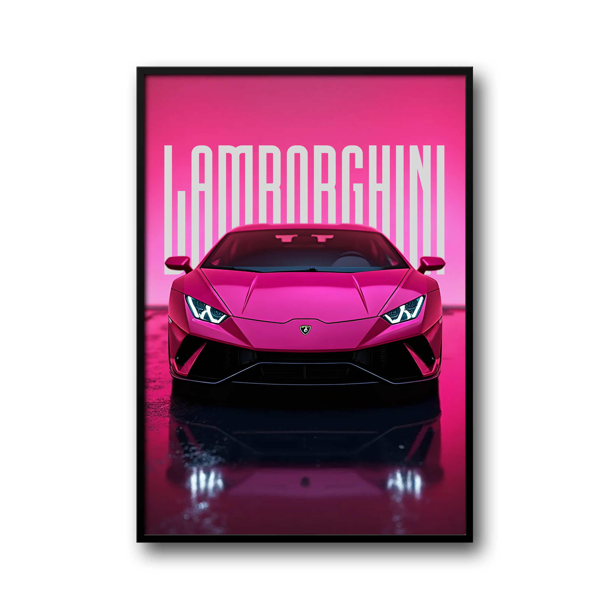 Plakat luksusowy samochód sportowy – minimalistyczna dekoracja ścienna - A3,A4