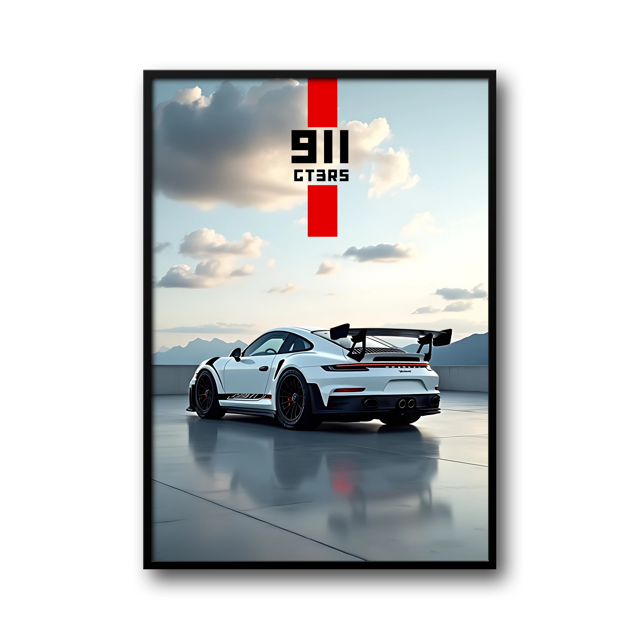 Plakat supercar samochód sportowy – nowoczesna dekoracja ścienna