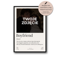 Plakat dla Chłopaka „Boyfriend” z NFC – Personalizowany Prezent