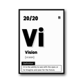 Plakat motywacyjny „Vision” – inspiracja do działania i realizacji celów